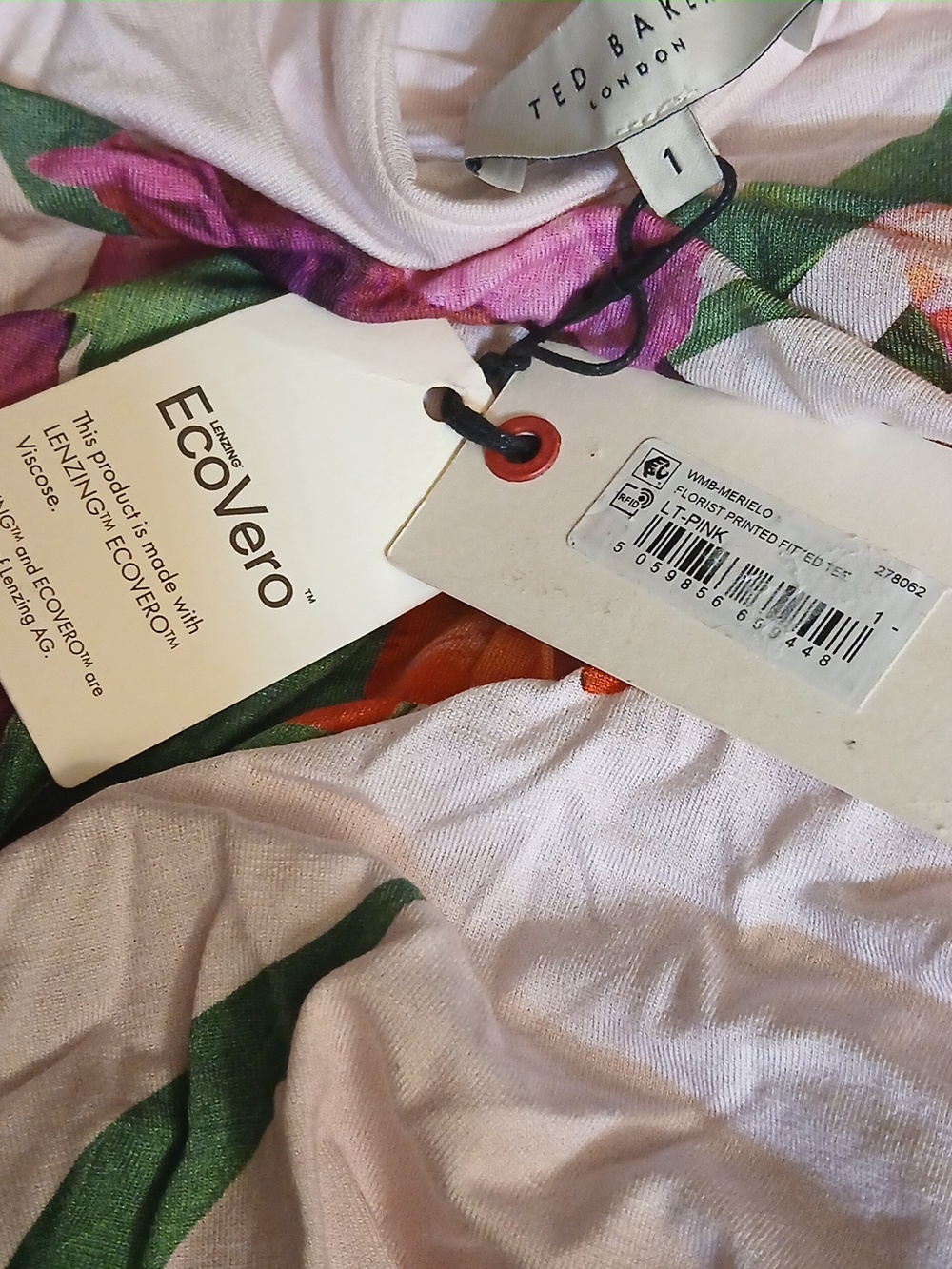 Ted Baker fitted tee Size 1 US Size 2-4 - Picture 2 of 3